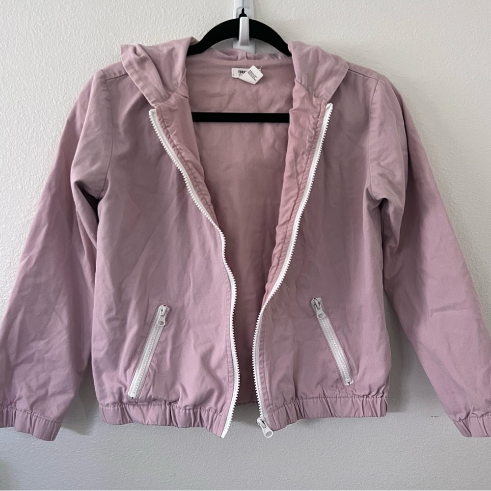 Forever 21 Girls Pink Zip Jacket